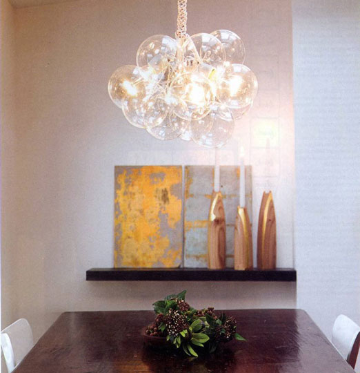 diy sunday: bubble chandelier