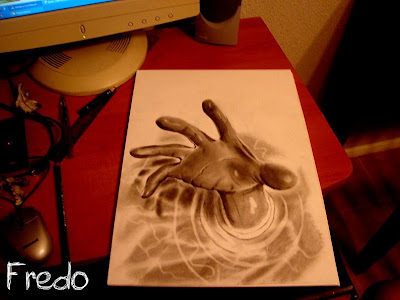 Unbelievable 3D Drawings by 17-year-old Fredo