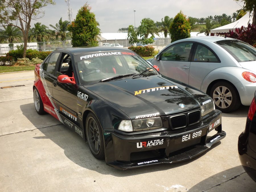 BMW E36 tuned as a race car spotted during Time To Attack Round 3