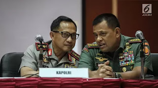 Jenderal Gatot: Jelang Pilkada, TNI-Polri Harus Akur