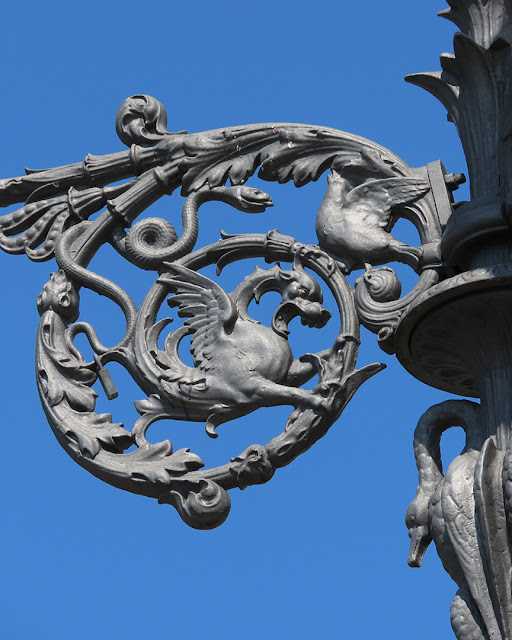 Iron creatures (and a padlock), Piazzale Michelangelo, Florence