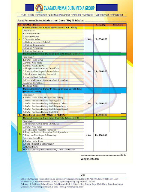 #bukuadministrasi #bukuindukpaud #bukupaud #tokobukuadmsekolah #jualbukuadm #grosirbukuadm #bukupaudmurah #penerbitasakaprima #asakaprima #alatperagaedukatif #apepaud #paud #tokobukupaud #tokobukuasaka #tokobukuadministrasisekolah #bukuindukpaud #bukuinduksd #bukuinduksmp #bukuinduksma #bukuinduksmk #bukuindukmi #bukuindukmts #bukuinduktk #bukuindukra