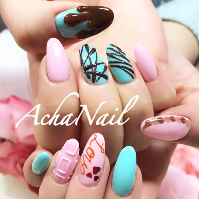 Chocolate Nail Art Is The Yummiest New Valentine’s Day Trend