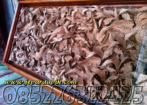 Ukiran Jepara Motif Daun  Dan Burung Ukir  Mebel Jepara