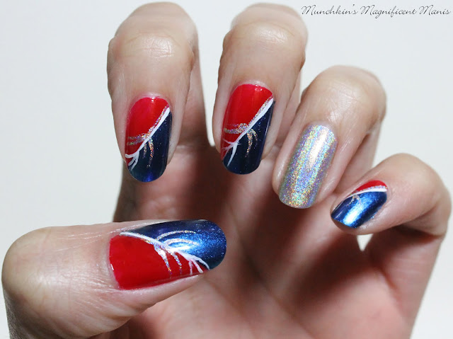 4th of July Nail Design 