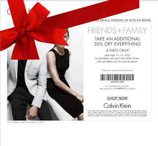 Free Printable Calvin Klein Coupons