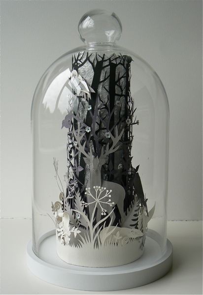 daily paper fix: papercut terrariums