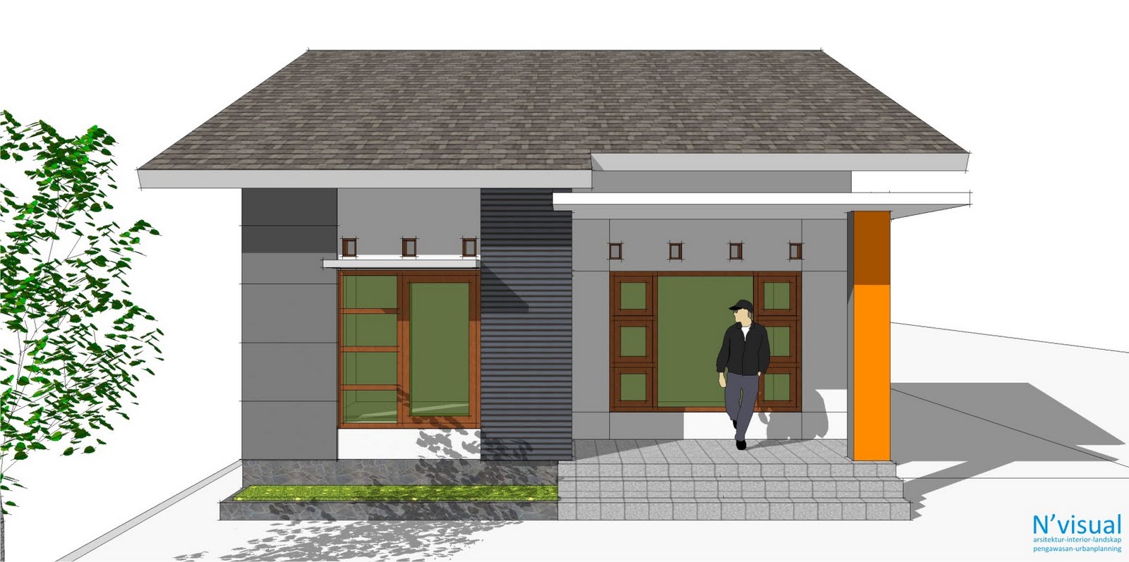 Desain Rumah Minimalis Modern Gambar Model Rumah Sederhana 