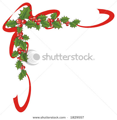 Christmas Ribbon Border