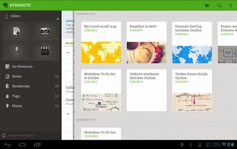 Evernote para Android