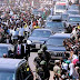 Tight Security As Buhari Visits Lagos Ahead Of June 12 Protest