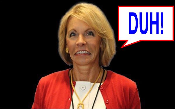 Image result for Betsy DeVosâ€™ ignorance