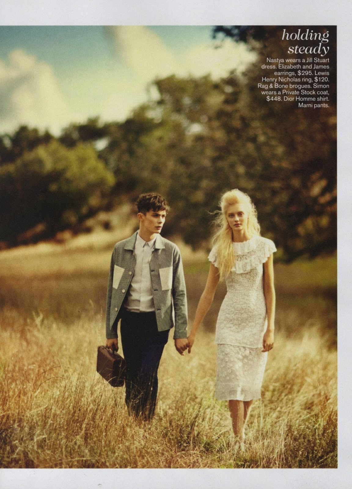 Nastya Kusakina & Šimon Kotyk — Teen Vogue, March 2013