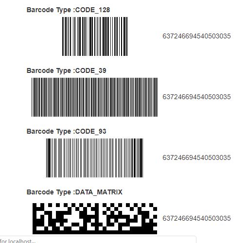 how to generate barcode in mvc