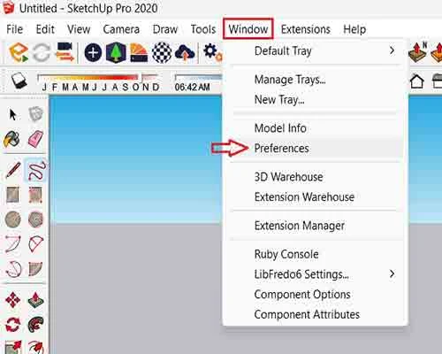 cara membuat shortcut sketchup