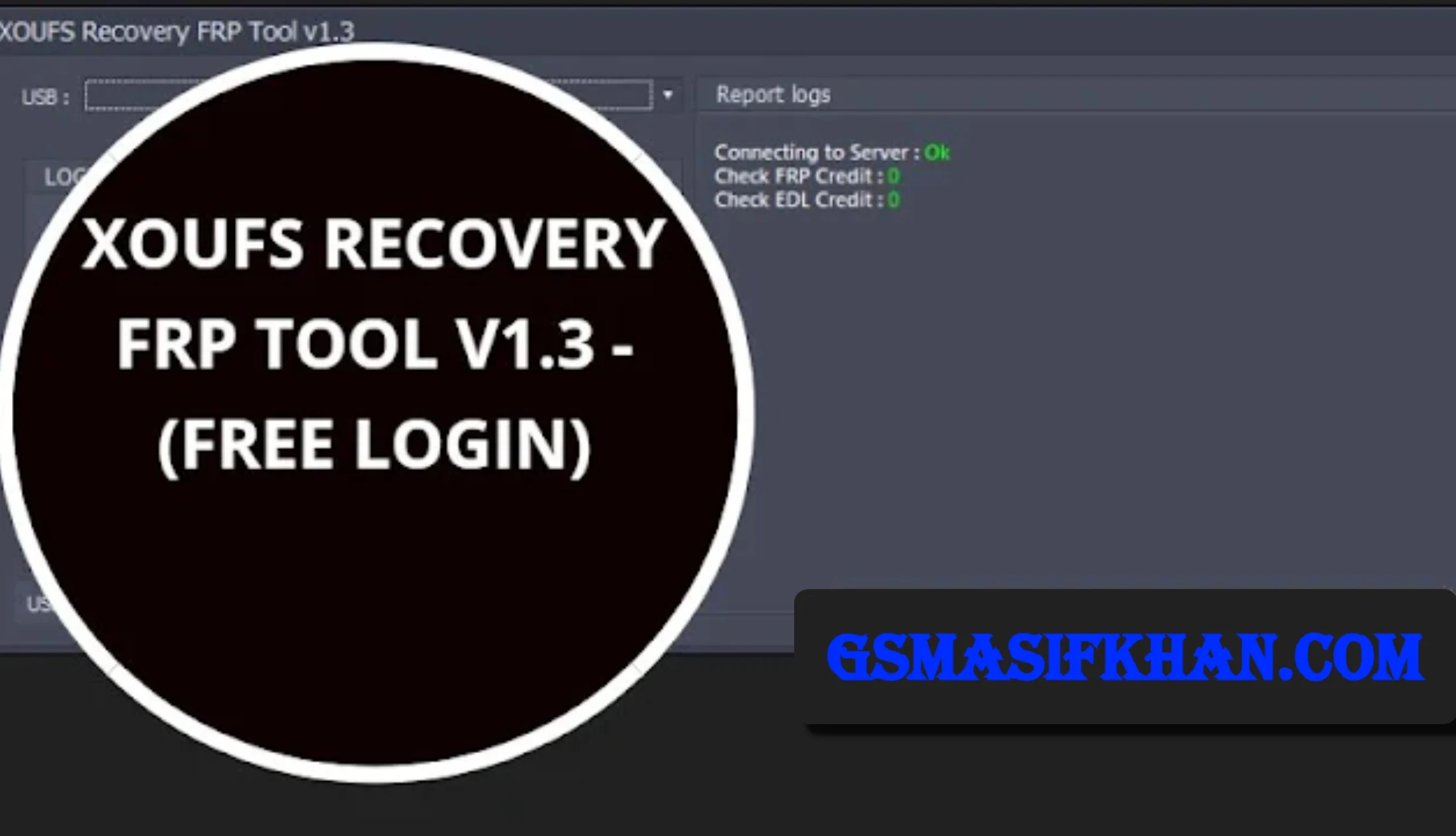 XOUFS Recovery FRP Tool V1.3