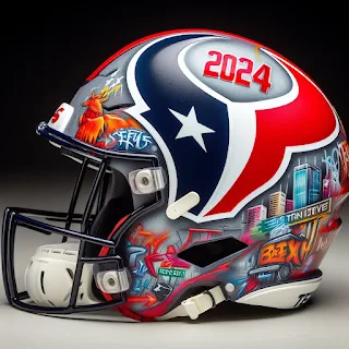 Houston Texans 2024 Concept Helmets