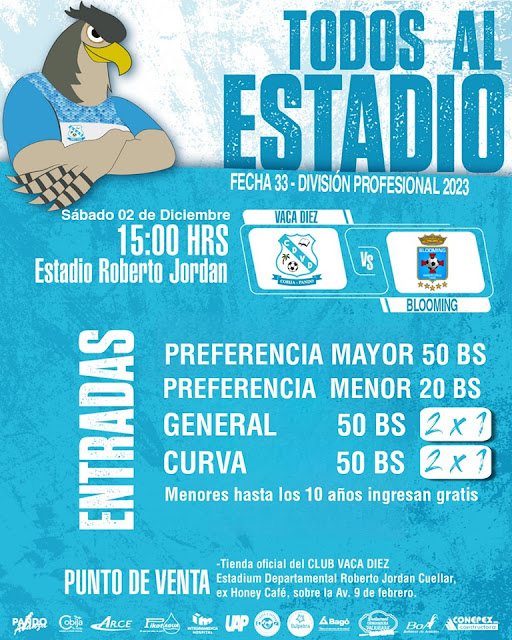 Venta de Entradas Vaca Diez vs Blooming