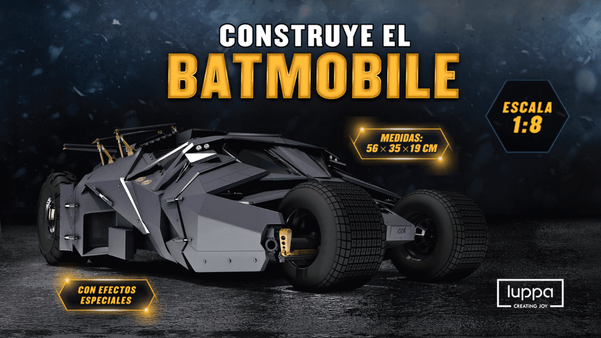 construye el batmobile tumbler 1:8 salvat mexico