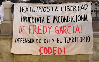 Pueblos de Oaxaca exigen libertad de Fredy García, preso político por más de dos años