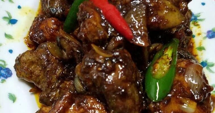 Resepi Hati Ayam Masak Kicap Pedas - Surasmi S