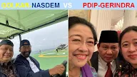Pertarungan 2024: Golkar-Nasdem VS PDIP-Gerindra