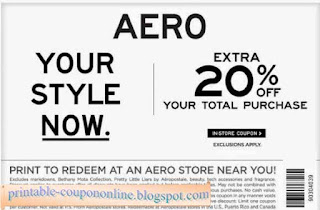 Free Printable Aeropostale Coupons