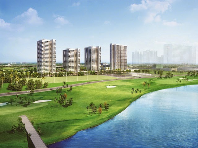 Không gian xanh, mở của căn hộ Green Valley Phú Mỹ Hưng hấp dẫn các khách thuê người nước ngoài