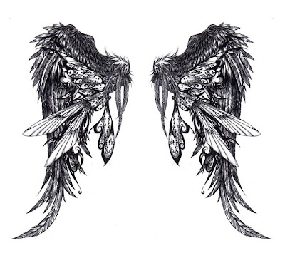 Angel Wing Tattoo Design