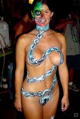 female body painting