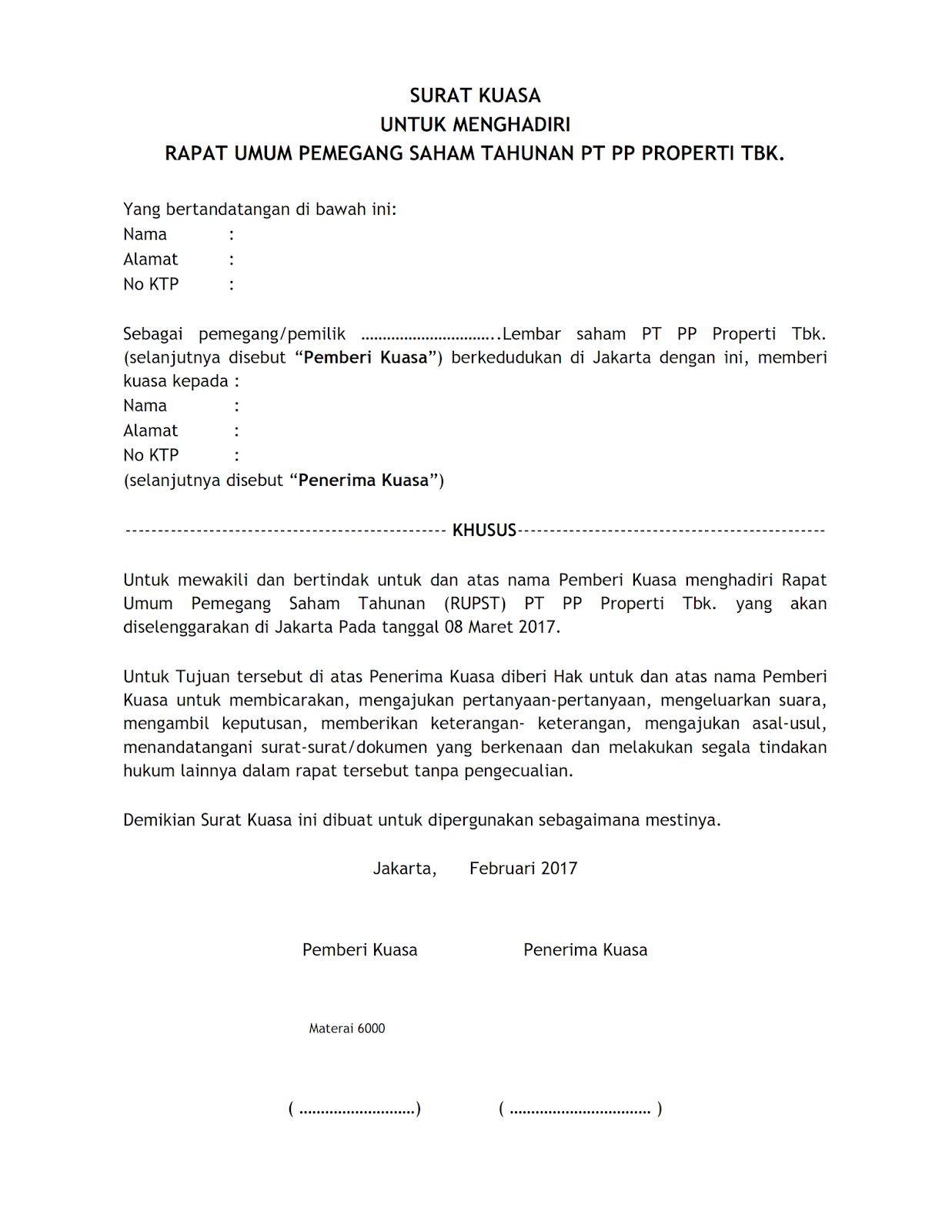 Cara Membuat Surat Justifikasi