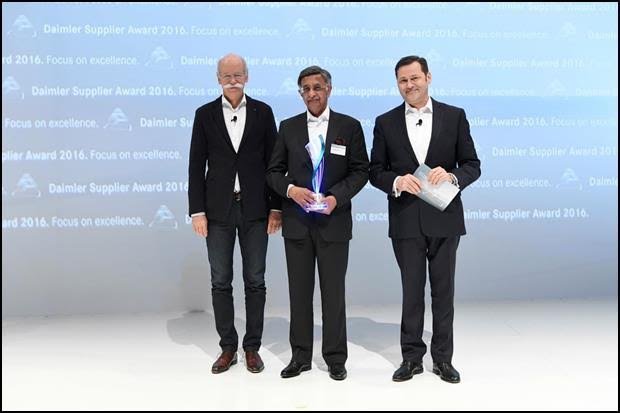 Bharat Forge awarded Daimler Supplier Award 2016