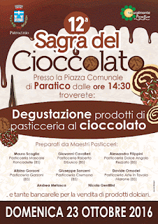 Sagra del Cioccolato 23 ottobre Paratico (BS) 
