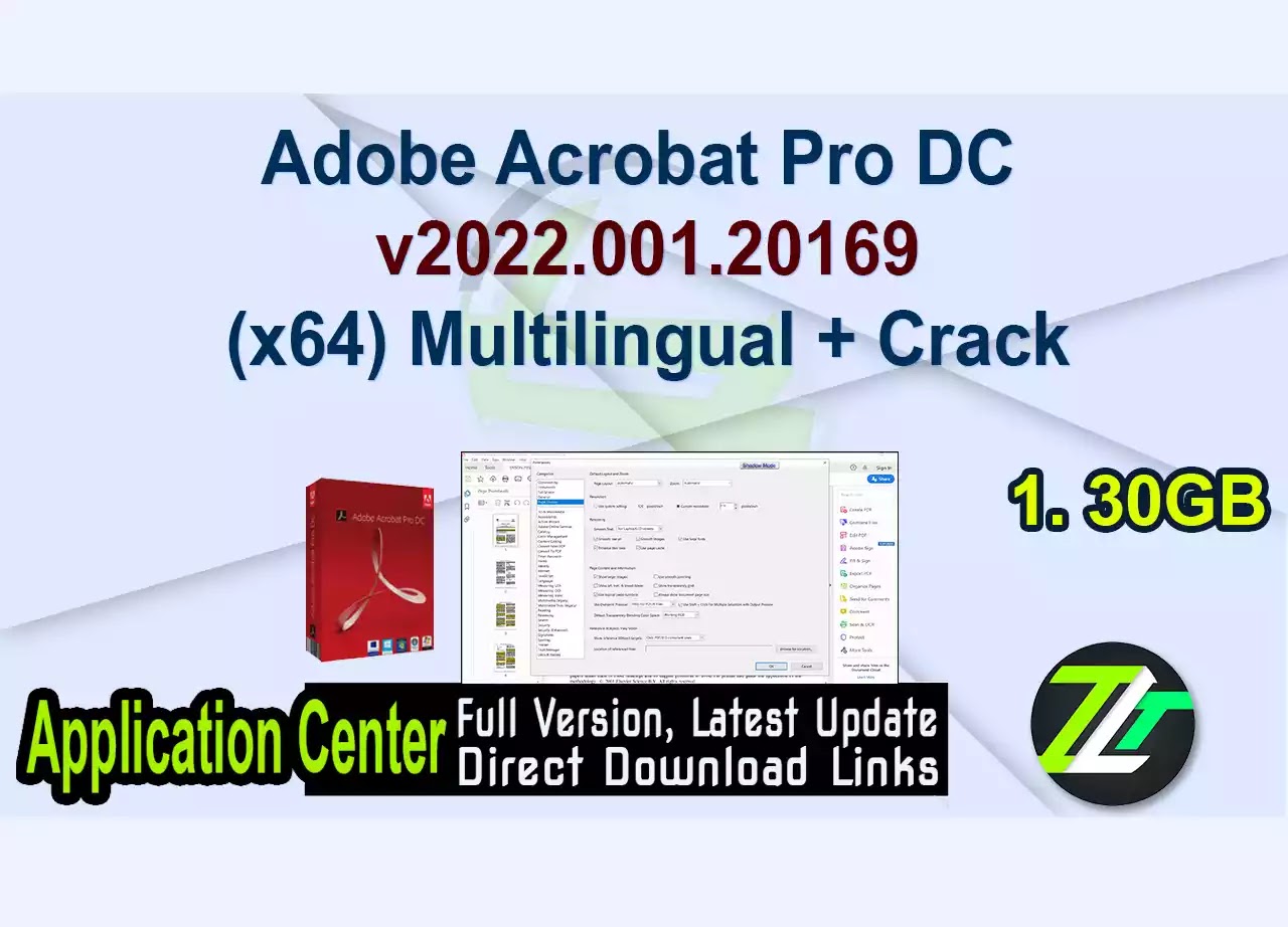 Adobe Acrobat Pro DC v2022.001.20169 (x64) Multilingual + Crack