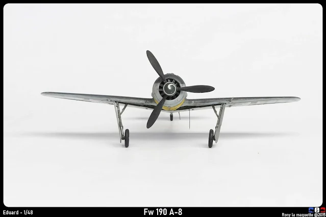 Maquette du Fw 190 A-8 d'Eduard au 1/48.