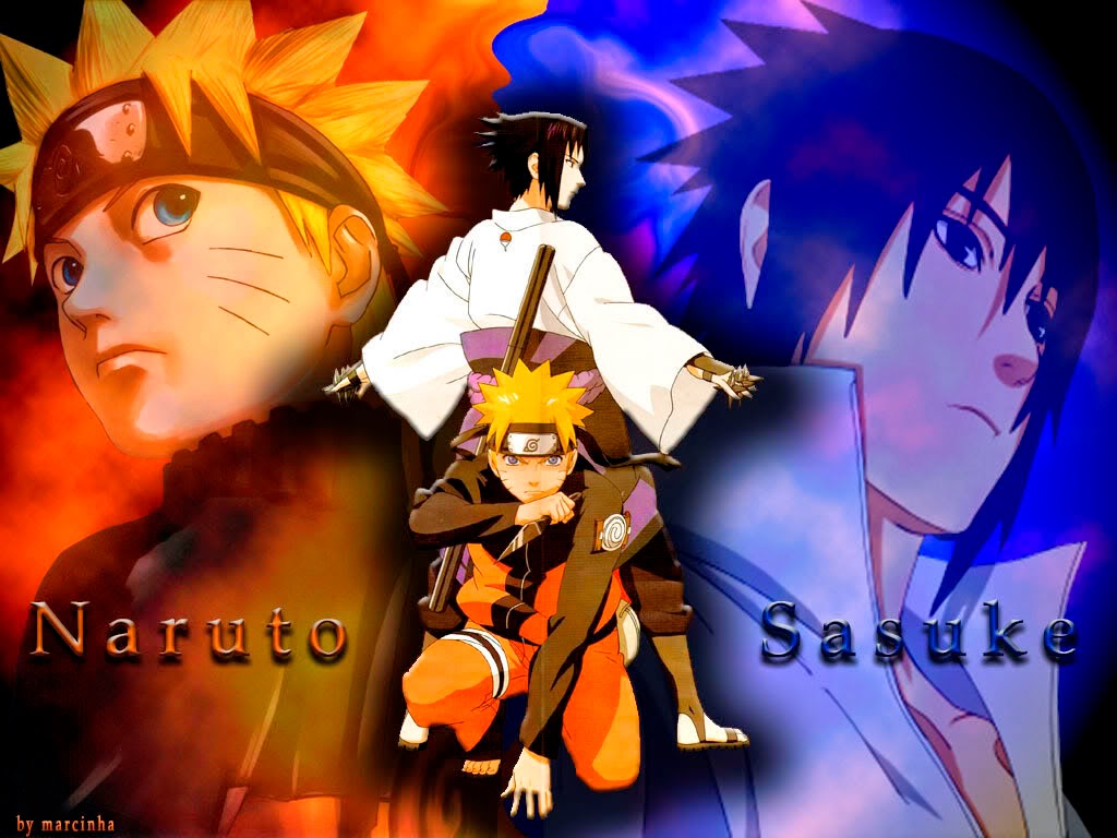 Gambar Wallpaper Naruto Dan Sasuke Medsos Kini