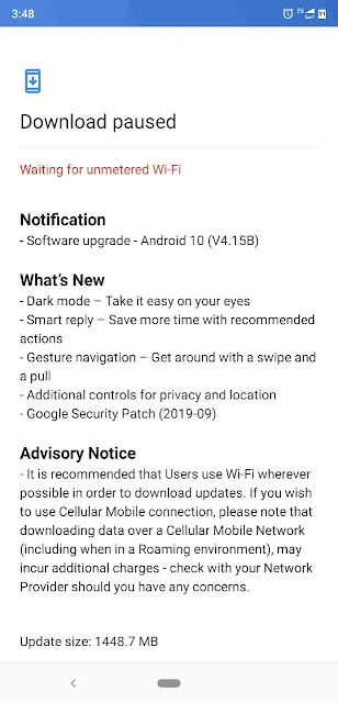 Nokia 8.1 receiving Android 10 update 