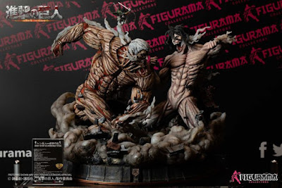 Figurama Collectors abre la reserva de la espectacular estatua de Eren Vs Armored Titan de Shingeki no Kyojin