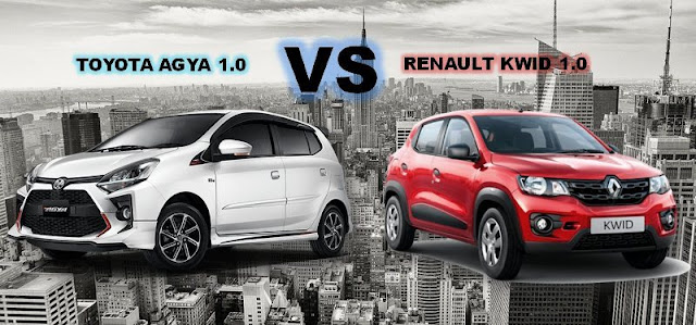 Perbandingan Renault Kwid 2020 vs Toyota Agya 2020