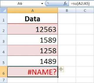 6 Common Types of Excel Errors with Example in Hindi