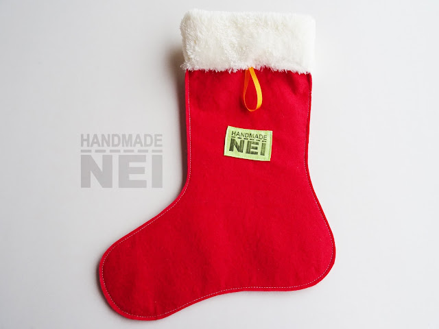 Handmade Nel: Коледен чорап с име "Тити"