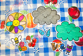 How to make adorable spring Paper pull crafts with kids- Cute rain cloud, flower, and tree doodle printables included