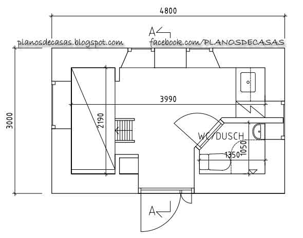 PLANOS DE CASA PEQUEÑA 12m2