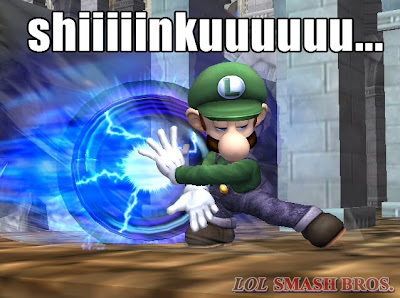 luigi street fighter ssbb smash bros