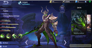 Gear Hero Argus Mobile Legends