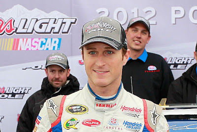 Kasey Kahne is the 26th Time in his Sprint Cup career pole