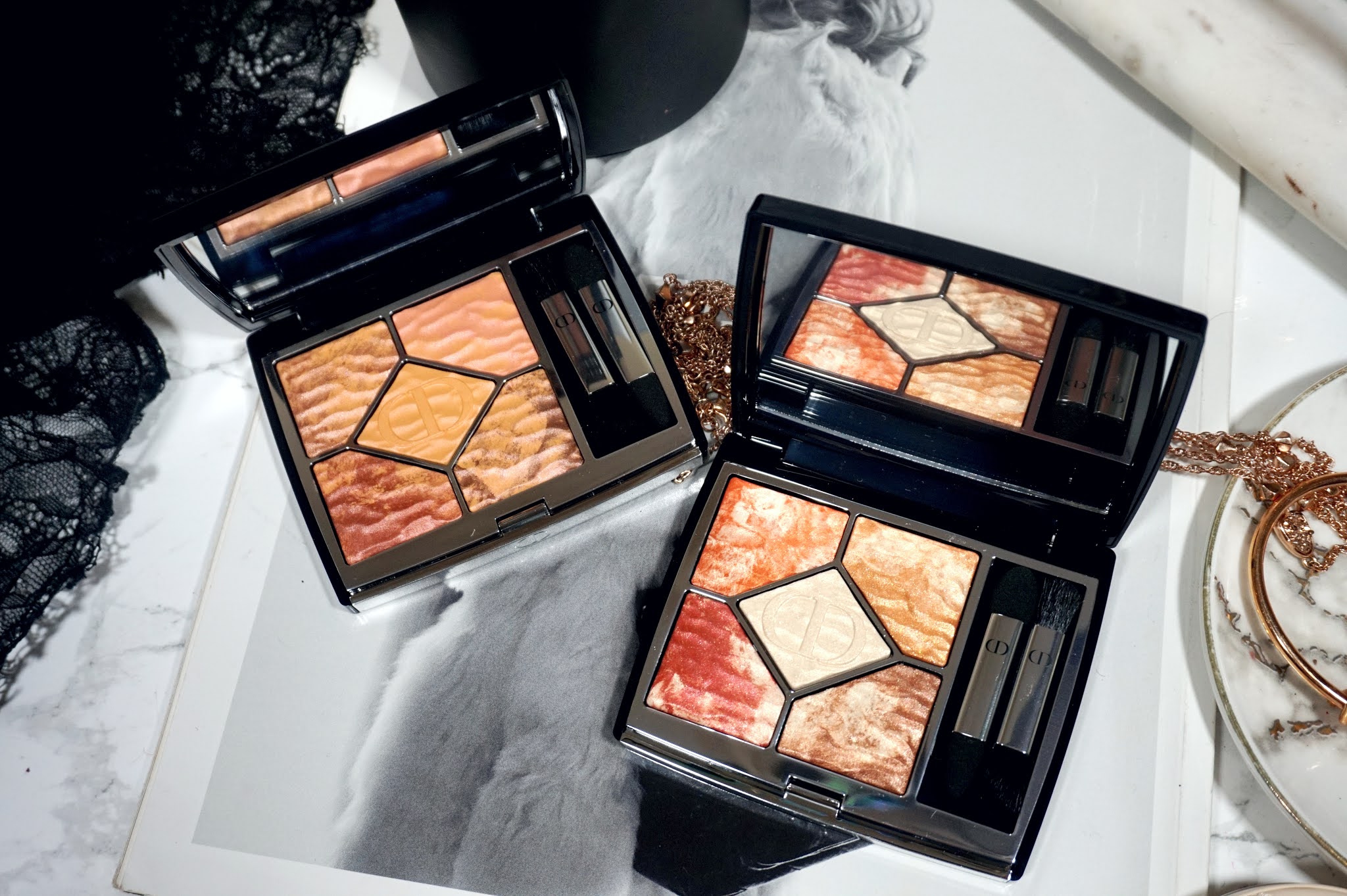 Dior Summer 2021 Dune & Mirage 5 Couleurs Eyeshadow Palette Review and Swatches