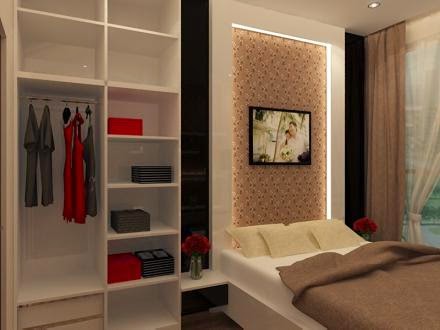 JASA EKSTERIOR INTERIOR DESAIN  Desain  3D Interior Bedroom 