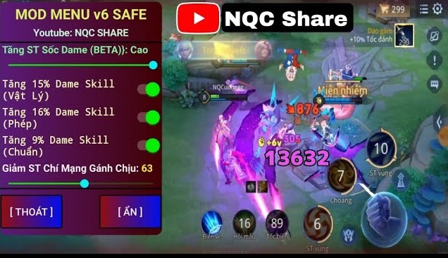 MOD Menu Liên Quân Mobile Mùa 23 v6 Cho Dân Cày Thuê | Sốc Dame, Tăng Chí Mạng, Xuyên Giáp