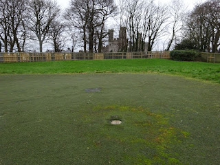 Pitch & Putt Mini Golf course at Coed Helen Park in Caernarfon